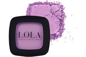 Lola Make Up by Perse Mono Eyeshadow with Natural Ingredients Vegan and Cruelty-Free Eye Makeup Palette High Coverage Satin Eye Shadow for Women, Pink Cloud (039)