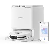 Ezviz RS20 Pro Robot S&uuml;p&uuml;rge, Hepsi Bir Arada, Sıcak Su ile Paspas Yıkama, Sıcak Hava ile Paspas Kurutma, Otomatik Toz Boşalt