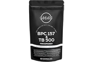 SAMUAL'S BPC 157 and TB 500 Capsules - Actually Contains Extreme Levels of BPC 157 and TB 500 - a truely Breathtaking Breakthrough in Injury Recovery and Growth - 1000mcg of peptides