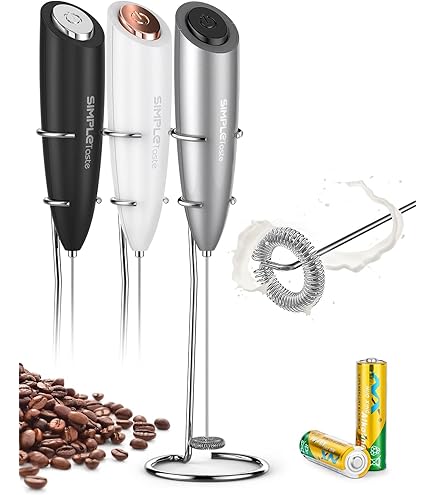Frullatore Per Latte Portatile Ricaricabile | Schiuma Perfetta Per Cappuccino, Matcha E Cioccolata Calda | Frusta Elettrica In Acciaio