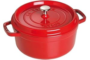 STAUB 40509-840-0 Cocotte Round 26cm Cherry