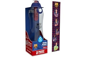 ‎DAFI DAFI SOFT 0,7-Liter Wasserfilterflasche, FC Barcelona Limited Edition, in den Vereinsfarben, mit 2 Aktivkohlefiltern