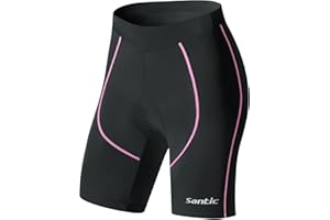 Santic Cycling Shorts Women Padded Cycle Shorts Women Cycling Capris for Women - Martha