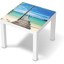 CREATISTO Möbelfolie Für IKEA Lack Tisch - Polygon Design 55x55 Cm