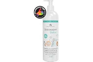Seboradin Bebe Cahmpú Y Gel 2 en 1 para Bebés, Niños y Personas con Piel Atópica, Sensible, Seca, limpieza Delicada, Cuidado del Bebé, sin Lágrimas, 500 ml