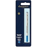 Waterman Tintenrollermine – Feine Spitze 0,5 Mm, Blaue Tinte, Ersatzmine Für Waterman Tintenroller