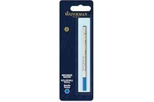 Waterman Wkład do długopisu kulkowego | cienka końcówka | niebieski atrament | 1 liczba