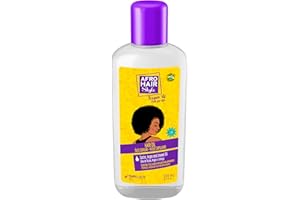 Novex Aceite Capilar AfroHair con Aceites de Ricino, Argán y Linaza para Hidratación, Ayuda a Controlar el Frizz y las Puntas Abiertas, Adecuado para Cabello Rizado y Crespo 200 ml
