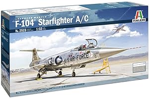Italeri-F-104 A/C Starfighter Other License Modellino di plastica da assemblare, Colore Esercizi degli Stati Uniti, S, 2515