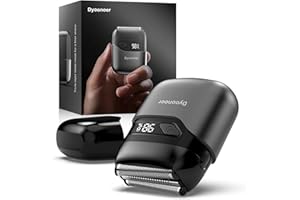 ‎DYOONOER Rasierer Herren Elektrisch mit LED-Anzeige, Folienrasierer Herren, IPX7 Nass-Trockenrasierer mit 3 Flexiblen Klingen, USB-C-Ladestation für Bart & Gesicht,Modern und Wireless Ladegerät