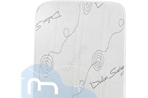 MICAMAMELLAMA Matelas Bébé Visco - Anti étouffement - Mémoire de Forme - épaisseur 12cm - 60x120 cm