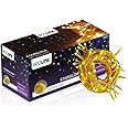 EcoLink StarGlow 9 Meter 48 LED Diwali String Light | Decorative LED String Light for Home Decoration | Plug & Play Ladi Light for Indoor & Outdoor Decorations | Warm White, Pack of 1