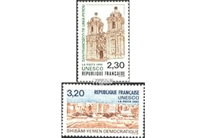 PROPHILA COLLECTION France DB41-DB42 (complète.Edition.) neuf avec Gomme Originale ** MNH 1990 unesco-Bâtiments (Timbres pour Les collectionneurs)