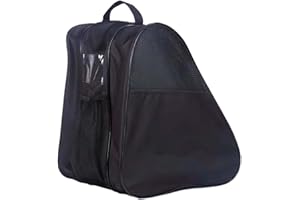 Amagogo Sac de Patins à roulettes Sac de Patinage sur Glace avec bandoulière réglable poignée 3 Couches Chaussures de Patinage Sac de Transport Sac de