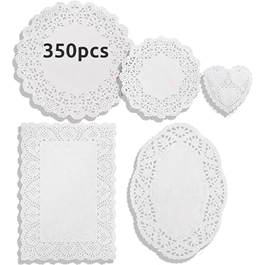 250 Centrini Rotondi In Carta Bianca - 31cm Diametro Per Tavola Elegante - Foto 8