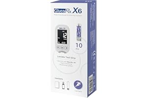 GlucoRx X6 Lactate Test Strips (10)