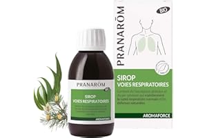PRANARÔM - Aromaforce - Sirop Voies Respiratoires - Compléments Alimentaires - Aux Huiles Essentielles - Eucalyptus Globulus Et Pin Sylvestre - Vegan - 150 ml
