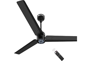 atomberg Renesa 1200mm BLDC Motor with Remote 3 Blade Energy Saving Ceiling Fan (Matt Black)