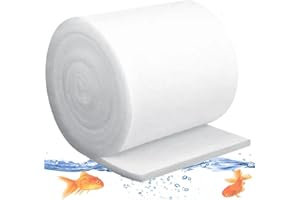 MUYYIKA Esponja de filtro para acuario, 1 m, alfombrilla de filtro de acuario, almohadillas de fijación engrosadas, filtro bioquímico, espuma de filtración para acuario, estanque, ancho 20 cm