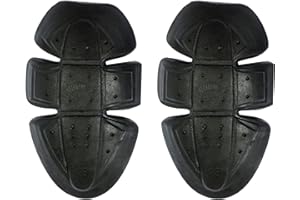 GEARX Cazadora de moto, pantalones, codos, hombros, rodilleras, almohadillas de goma CE - 1621 (negro)