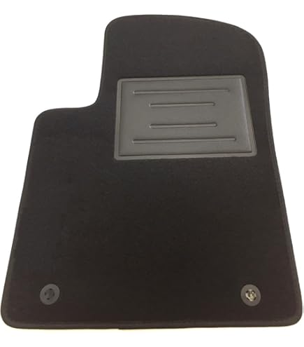 Tappetini Auto Specifici Per Fiat 500L / 500L Living (2013-2017) – Set 3 Pezzi In Moquette Nera Con Bordino Nero E Antiscivolo