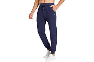 ZOXOZ Pantaloni Sportivi Uomo Cotone con Tasche