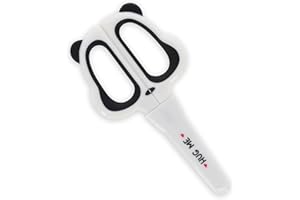 Legami - Forbici per Bambini, Taglio Preciso, Forbici Mancini, Destrimani, Forbice con Punta Arrotondata, con Coprilame, Sicure, Materiale Scolastico, Tema Panda