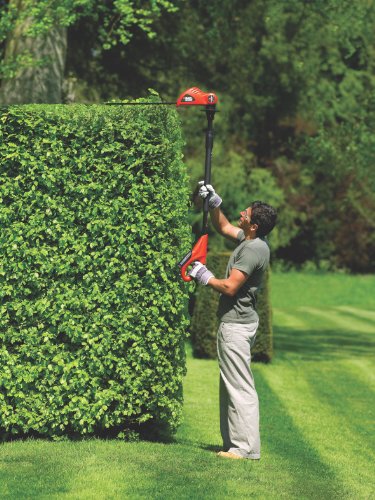 Black + Decker 18 V Lithium-Ionen Akku-Stabheckenschere OHNE Akku und Ladegerät, bis zu 3.5m höhenverstellbar, GTC1843LB - 3