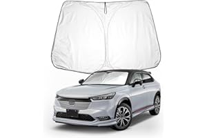 BIXUAN Osłona przeciwsłoneczna kompatybilna z Honda Vezel 2 RV3 RV4 RV5 RV6 seria HR-V e:HEV 2022 2023 osłona przedniej szyby samochodu, osłona przedniej szyby, ochrona przed wiatrem blokuje osłonę
