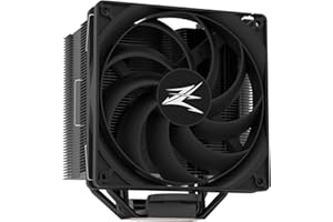 Zalman CNPS 10X Performa Blackout, Extreme Performance CPU Cooler, Powerful 135mm Annular Fan, Asymmetric Heatpipes - Black