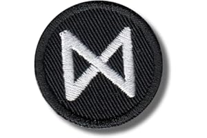 PATCH-SHOP Dagaz rune - Bestickter Aufnäher, patch 4 X 4 cm