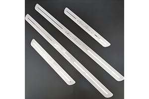 AFSNT 4 Pezzi Battitacco Auto per Alfa Romeo Junior 2024, Protezione Portiere Auto in Acciaio Inox Protezione Antigraffio per Pedale Accessori Auto