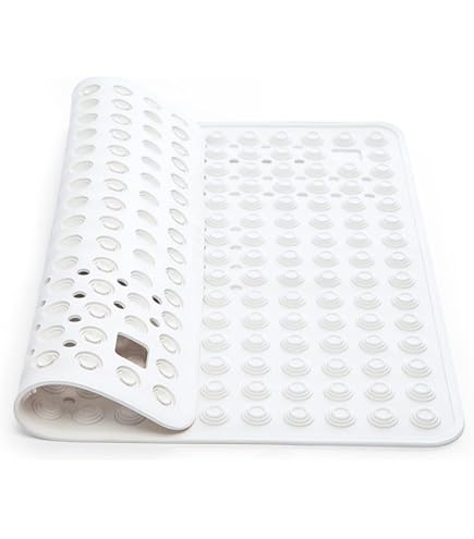 Bama Tappeto Antiscivolo In Gomma Per Doccia, Cream, 53 X 53 X 30