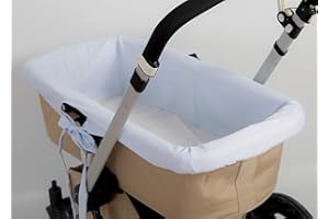 Babyline FUCACE – Rivestimento per ovetto ipoallergenico e morbido, traspirante, rivestimento per ovetto interno, 100% fabbricazione spagnola (celeste bebè piqu), colore celeste, 90 x 40 cm