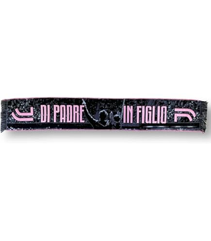 SCIARPA TUBOLARE A RIGHE 3 COLORI CON ROSA JUVENTUS | Giemme Store