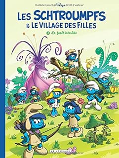 jaquette livre Les Schtroumpfs et le Village des Filles - tome 1 - La Forêt interdite