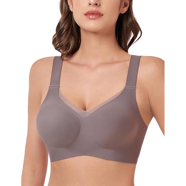 DotVol Damen Minimizer BH – Bügellos, Ungepolstert, Mit Vorderverschluss, Für Große Größen, Weiches Material