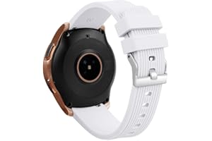 TECINITY Pasek do Samsung Galaxy Watch 3 41 mm/Galaxy Watch 4 40 mm, 44 mm, 20 mm, silikonowy pasek zamienny do Huawei Watch GT 42 mm / GT2 42 mm / GT2e 42 mm