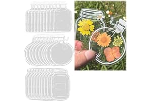 CACACOOK Przezroczyste zakładki z suszonymi kwiatami, 30 sztuk DIY sucha zakładka kwiatowa, zakładki do książek z suszonymi kwiatami, domowe naklejki szklane, zakładki z klipsem na stronę kwiatową