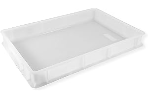 Giganplast GIG Cassetta Portaimpasto per Pane e Pizza, Bianco