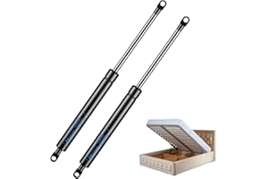 ARANA 2x Muelle de Amortiguadores de gas resorte universales 600 mm, 1250 N presión, para cama otomana, cubierta de barco, canape, cama abatible, caja de almacenamiento, ventana y bricolaje