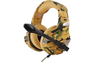 XTREME VIDEOGAMES Xtreme Cuffia Gaming Predator XC300 Pro Headset - Camo, Con Microfono Regolabile, Altoparlanti 50mm, Isolamento Acustico, Compatibile PS4/PS5/XBOX ONE/XBOX X/SWITCH/PC, Cavo 2,1 mt