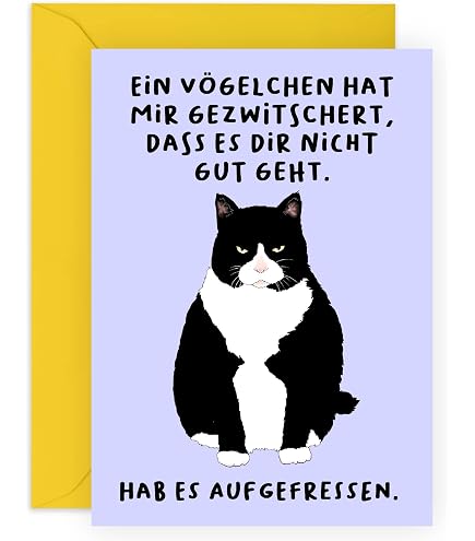Twizler Lustige Karte „Nachbar & Hecke“ – Blanko Für Jeden Anlass, Witzig & In UK Designed