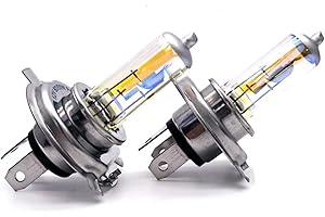 REPYL 2 Pz H1 H3 H4 H7 H8 H11 Super Giallo Faro 2300K HB3 HB4 9012 Lampada Alogena Aggiornamento Pioggia E Nebbia Proof Luce Auto Lampadina (Color : Super Yellow 2300K, Size : H7)