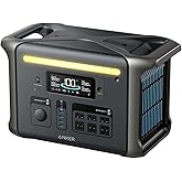 Anker SOLIX F1500 PowerHouse 1536Wh I 1800W Taşınabilir G&uuml;&ccedil; Kaynağı, Seyahatlerinizde G&uuml;&ccedil; İhtiya&ccedil;ları i&ccedil;in 13 &Ccedil;ok Y&ouml;nl&uuml; &Ccedil;ıkış