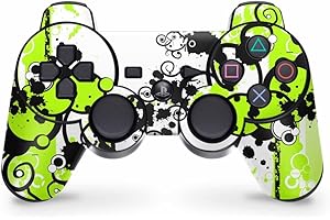 Skins4u Playstation 3 Controller Skin - AUFKLEBER Design Sticker Set für PS3 Gamepad - Simply Green