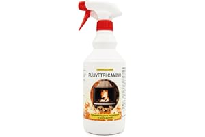 AGRI-CULTURA® | Pulisci Vetro Camino【750 ML】Rimuove Fumo e Fuliggine in pochi secondi | Ideale per Pulizia Vetro Stufa Pellet e Camino a Legna | Azione Rapida, Formula Super Sgrassante.