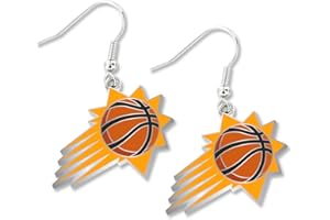 Aminco NBA Phoenix Suns Logo Dangle Earrings