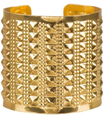 Bracciale Bronzo Con Rivetti WIDMANN - Accessorio Costume Egiziano, Cleopatra, Supereroina - Foto 7