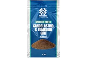 MASCOTA PRODUCTS Walnut Shell Tumble Polish Shot Blasting Sand BLASTING16/5 MESH 5kg